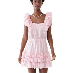 LoveShackFancy Ivoire Dress in Pink Blossom